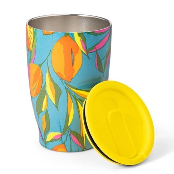 Tabitha  Brown Fruited Design Steel wine Tumbler - Picture 2 of 5